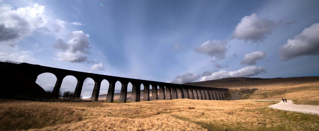 Ribblehead viaduct on the Settle to Carlisle railway line