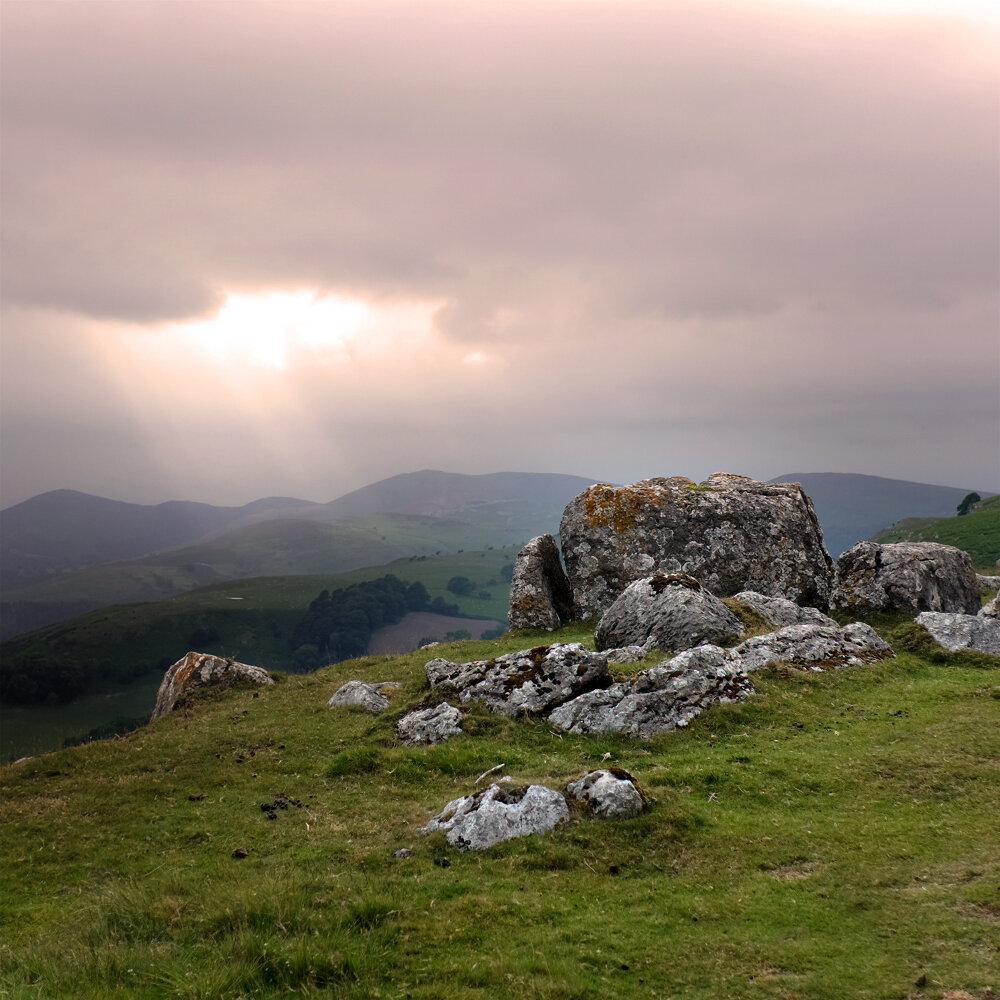 Eglwyseg Mountain, Llangollen, north east Wales